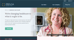 Desktop Screenshot of priviahealth.com